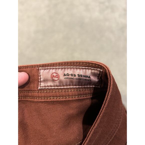 AG Adriano Goldschmied Pants Mens 36R Red The Tellis Modern Slim - Picture 3 of 5